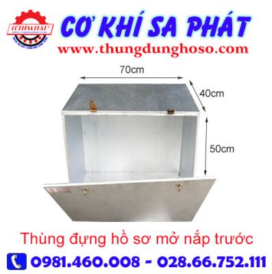 Thùng đựng hồ sơ mở cửa trước kt 70cm x 40cm x 50cm